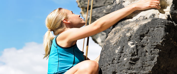 rock faces for climbing